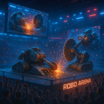 Robot battle arena